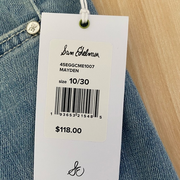 Sam Edelman High Rise cropped jeans - Picture 3 of 8